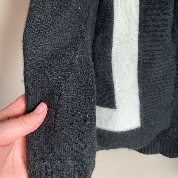 🌈 size small Cashmere Wool blend sweater black - Picture 3 of 5